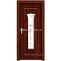 Prix concurrentiel MDF porte PVC porte avec verre JKD-M661 de Chine Top 10 marque